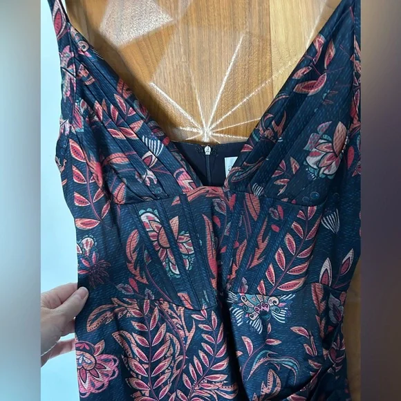 Stunning Averie Silky Cocktail Dress Size L - Picture 5 of 11